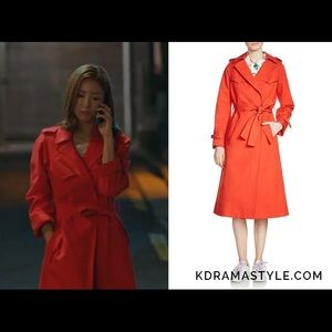 Maje trench coat size 38